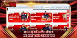 AE888 khuyến mãi thể thao